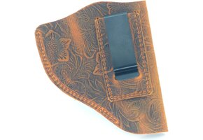 Leren IWB Holster voor J Frame Revolvers | Handgemaakt Italiaans Leer | Bruin | 76% Korting