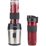 H.Koenig SMOO9 Portable Compact Mini Smoothie Blender 570ml BPA Free Powerful 300W, Smoothie Blender 2 Portable Bottles, 4 Stainless Steel Blenders, 2 Bottles with Travel Lids Included