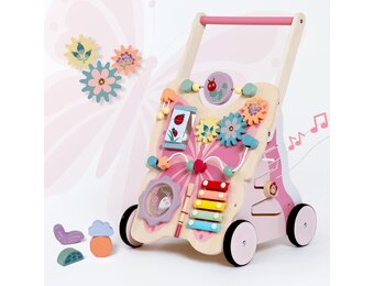Giant Bean Houten Loopwagen Vlinder Vorm Baby Vanaf 1 Jaar
