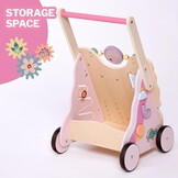 Giant Bean Houten Loopwagen Vlinder Vorm Baby Vanaf 1 Jaar