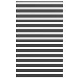 vidaXL Zebra rolgordijn 140x200 cm stofbreedte 135,9 cm zwart