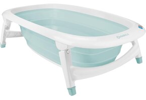 Inklapbaar Babybadje 35L | 7cm Dik | Antislip | Incl. Temperatuurindicator | Blauw | 33% Korting
