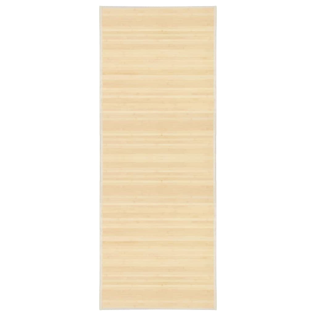 vidaXL Tapijt 80x200 cm bamboe natuurlijk