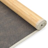 vidaXL Tapijt 80x200 cm bamboe natuurlijk