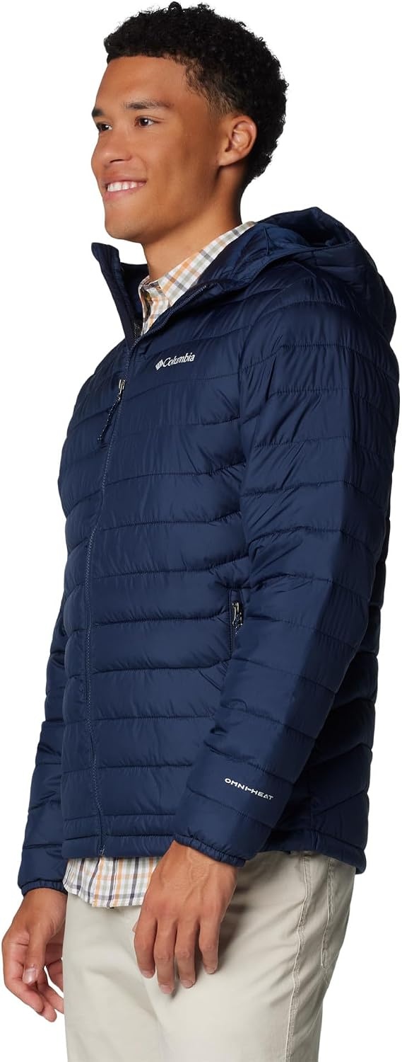 Columbia Powder Lite kapüşonlu erkek montu