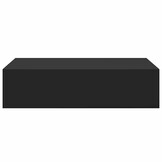 Zwart MDF Wandschap met Lade 40x23,5x10 cm - 40% Korting