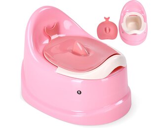HappyPo Kindertapotje - Ergonomisch en BPA-vrij - 22,5 x 39 x 17 cm - Rosa