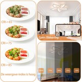 LED Plafondlamp Dimable 40-80W plafondlamp LED Woonkamerlamp met afstandsbediening App Kleur Verandering Moderne woonkamerlamp plafondlicht Lighting Slaapkamer Lamp Slaapkamerlamp