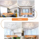 LED Plafondlamp Dimable 40-80W plafondlamp LED Woonkamerlamp met afstandsbediening App Kleur Verandering Moderne woonkamerlamp plafondlicht Lighting Slaapkamer Lamp Slaapkamerlamp