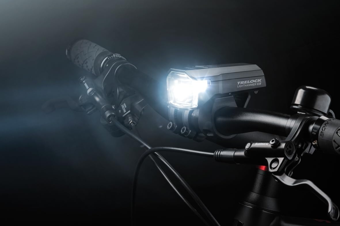 TRELOCK Fietsverlichtingsset LS 480 Lighthammer 80 Lux en LS 740 met remlichtfunctie