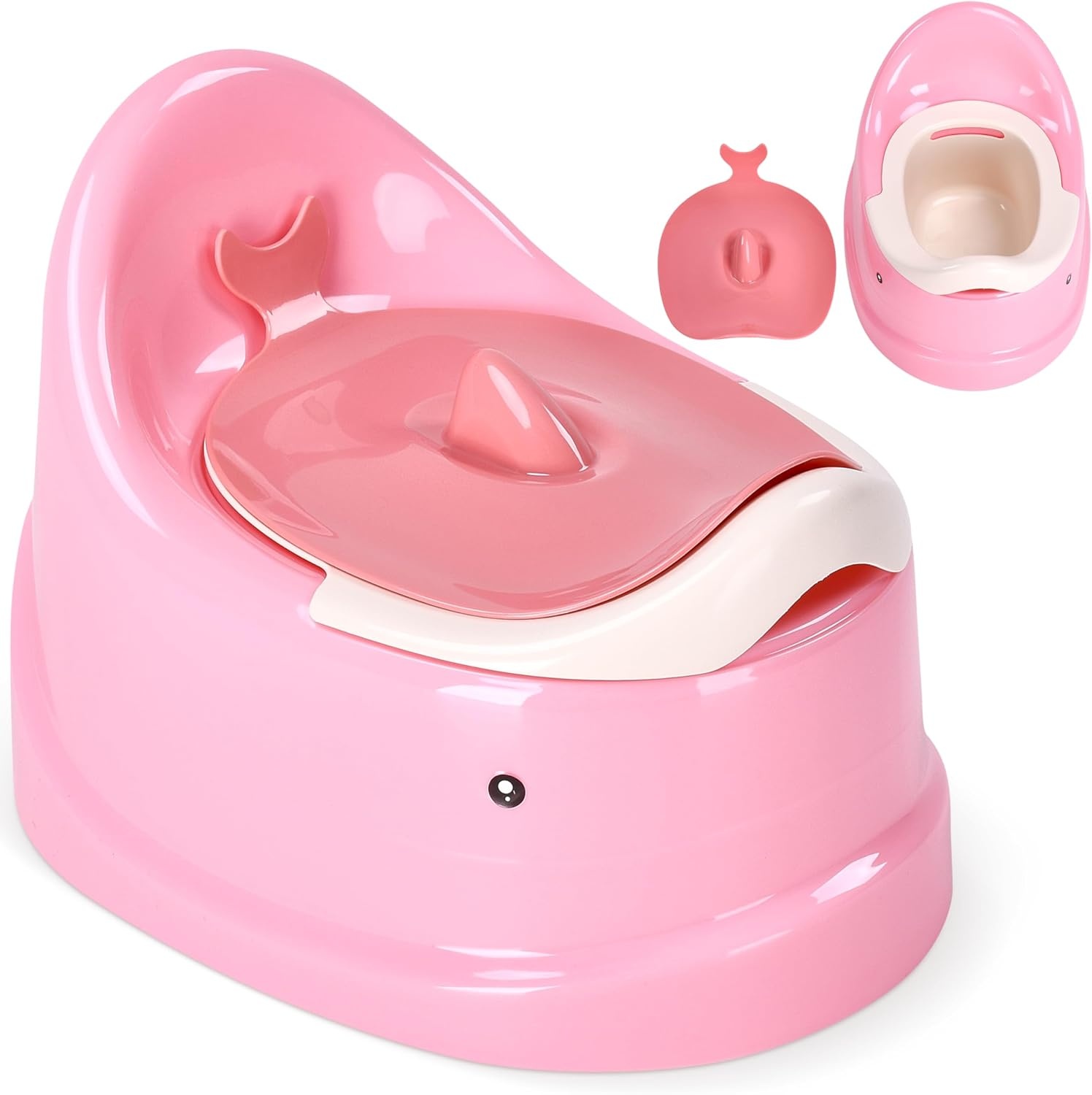 HappyPo Kindertapotje - Ergonomisch en BPA-vrij - 22,5 x 39 x 17 cm - Rosa