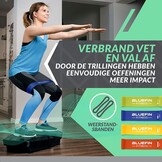 Bluefin Fitness Dubbele Motor 3D Krachtige Trilplaat | Oscillatie, Vibratie + 3D Beweging | Groot Anti-Slip Oppervlakte | Bluetooth Speakers | Verlies Vet & Wordt Sterker vanuit Huis | VK Ontwerp