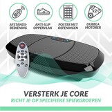 Bluefin Fitness Dubbele Motor 3D Krachtige Trilplaat | Oscillatie, Vibratie + 3D Beweging | Groot Anti-Slip Oppervlakte | Bluetooth Speakers | Verlies Vet & Wordt Sterker vanuit Huis | VK Ontwerp