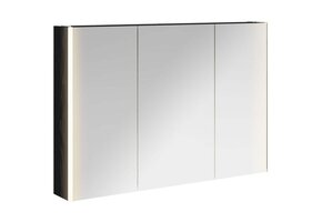 Spiegelkast Zwart Eiken 103,5 x 15,5 x 70 cm - 35% Korting