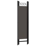 vidaXL Kamerscherm met 4 panelen 160x180 cm antraciet