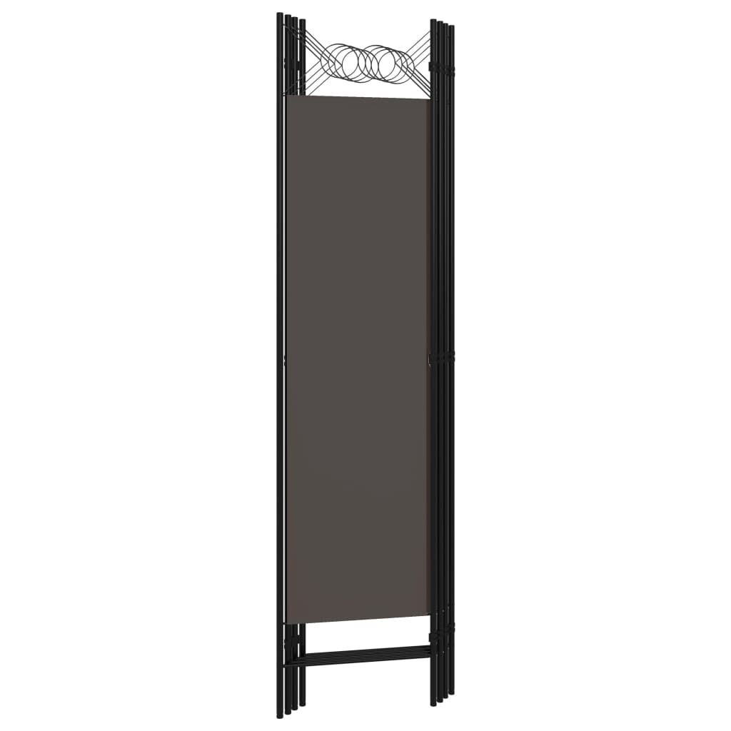 vidaXL Kamerscherm met 4 panelen 160x180 cm antraciet