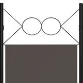 vidaXL Kamerscherm met 4 panelen 160x180 cm antraciet