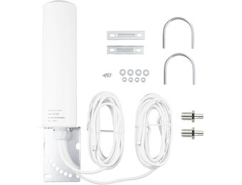 3G 4G 5G LTE Antenne Buiten Omnidirectioneel 10dBi 698-2700 3300-3800MHz WiFi SMA-stekker RG58 kabel 5m met SMA naar TS9 adapter