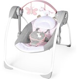 Ingenuity Draagbare babyschommel, vlinder en eenhoorn, roze