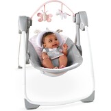Ingenuity Draagbare babyschommel, vlinder en eenhoorn, roze