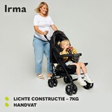 Lionelo Irma Kinderwagen - Lichtgewicht Reisbuggy met Ligstand - Roze