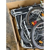 Fietskar kind - buggy - 2-zits - met schokbreker - blauw