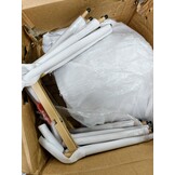 vidaXL Eetkamerstoelen PET Transparant 4 stuks - 59% Korting