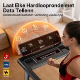 Inklapbare Loopband 2.5PK 1-12 KM/H met 8% Hellingshoek & Bluetooth - 35% Korting