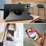 Flip Hoesje Zwart voor Doogee T20/T20S (10.4") met 360° Standaard - 74% Korting!