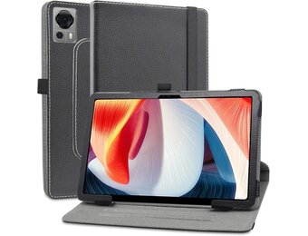 Zwart PU Lederen Flip Hoesje 10.4" Doogee T20/T20S met 360° Standaard (74% korting)