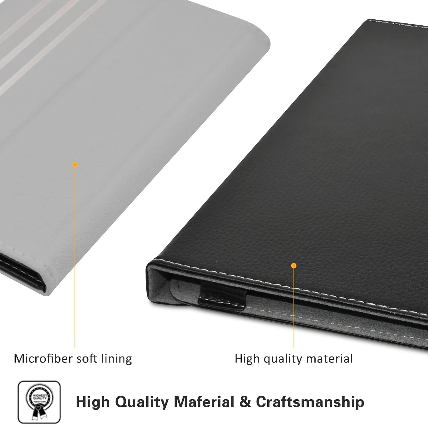 Zwart PU Lederen Flip Hoesje 10.4" Doogee T20/T20S met 360° Standaard (74% korting)