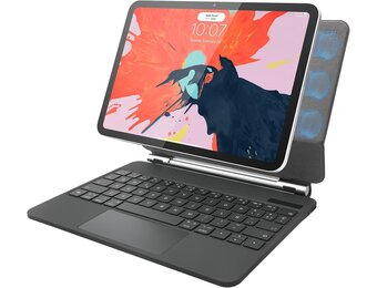 Toetsenbord met Trackpad voor iPad Air/Pro 11" | 7-kleuren Achtergrondverlichting | 78% Korting