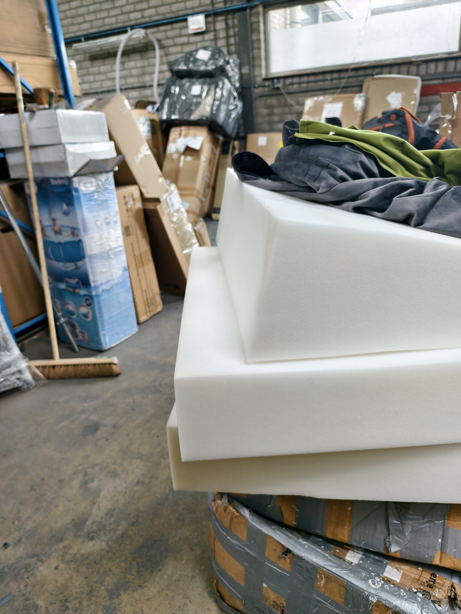 Opvouwbaar Logeermatras 200x70x15cm met 2 Kussens | 59% Korting