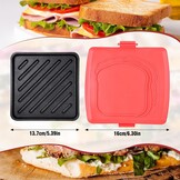 Magnetron Tosti-ijzer & Paninigrill (32% Korting!)
