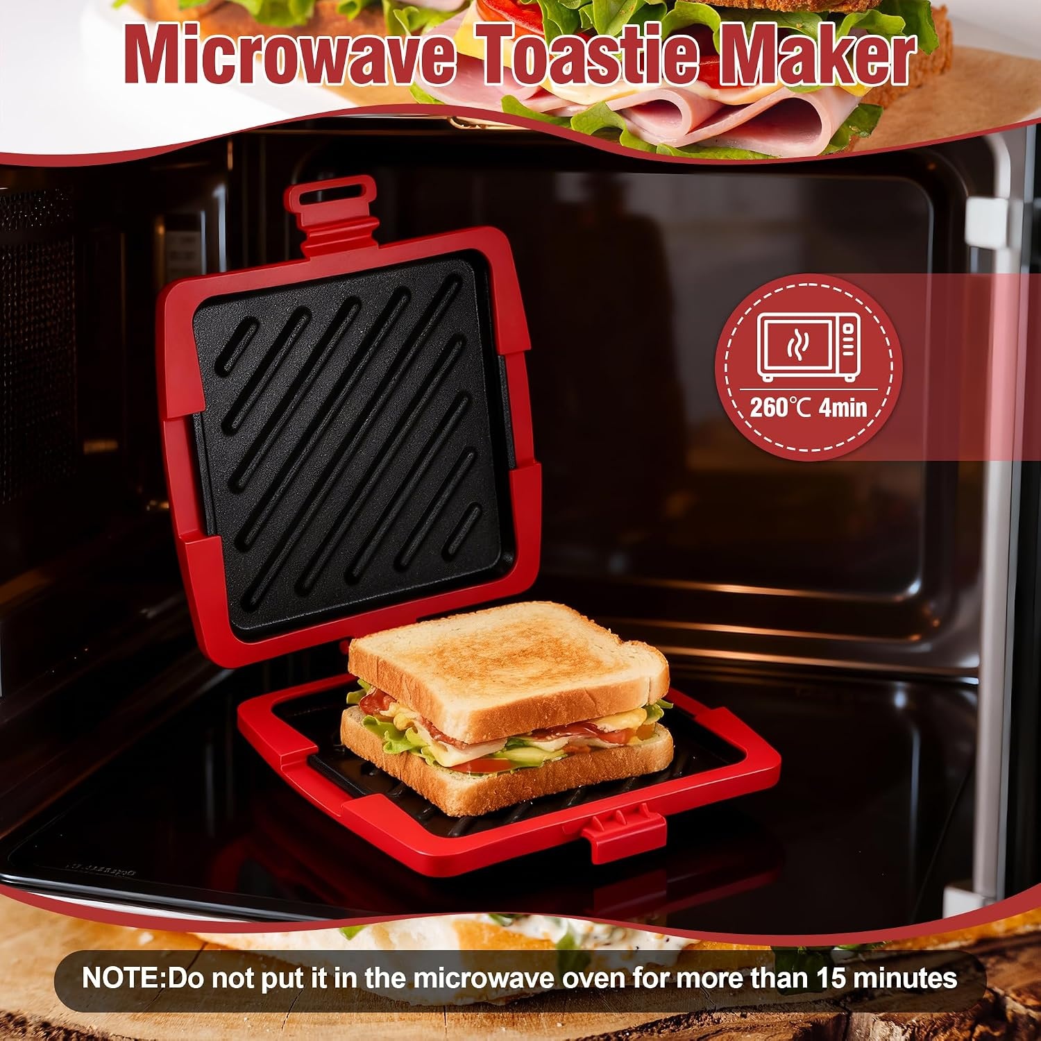Magnetron Tosti-ijzer & Paninigrill (32% Korting!)