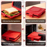 Magnetron Tosti-ijzer & Paninigrill (32% Korting!)