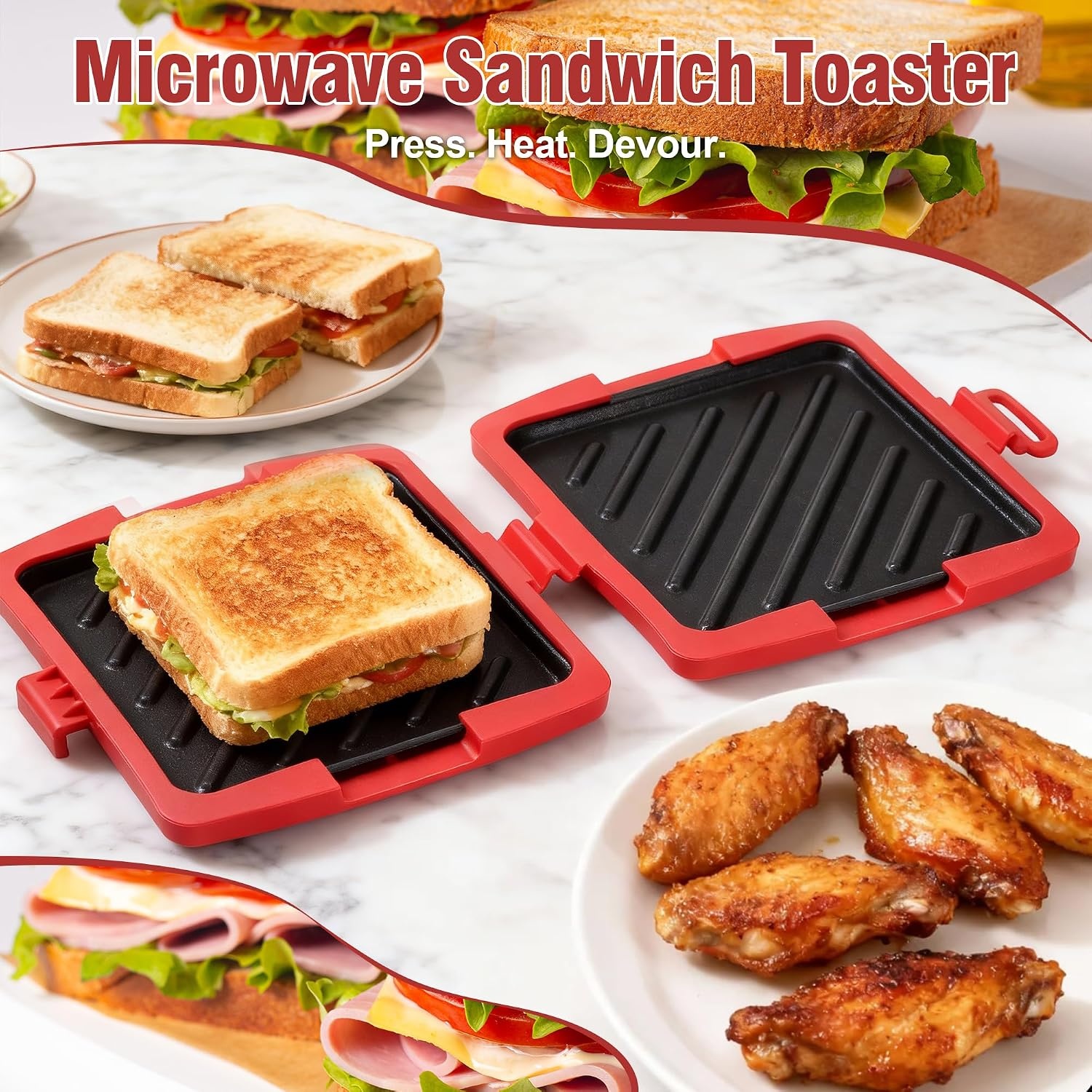 Magnetron Tosti-ijzer & Paninigrill (32% Korting!)