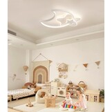 LED Plafondlamp Ster & Maan 45CM Dimbare Kinderkamerlamp - 34% Korting