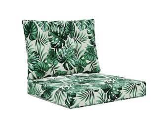 Buiten Bankkussen Polyester Bladpatroon 60 x 50,5 cm - 33% Korting