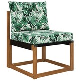 Buiten Bankkussen Polyester Bladpatroon 60 x 50,5 cm - 33% Korting