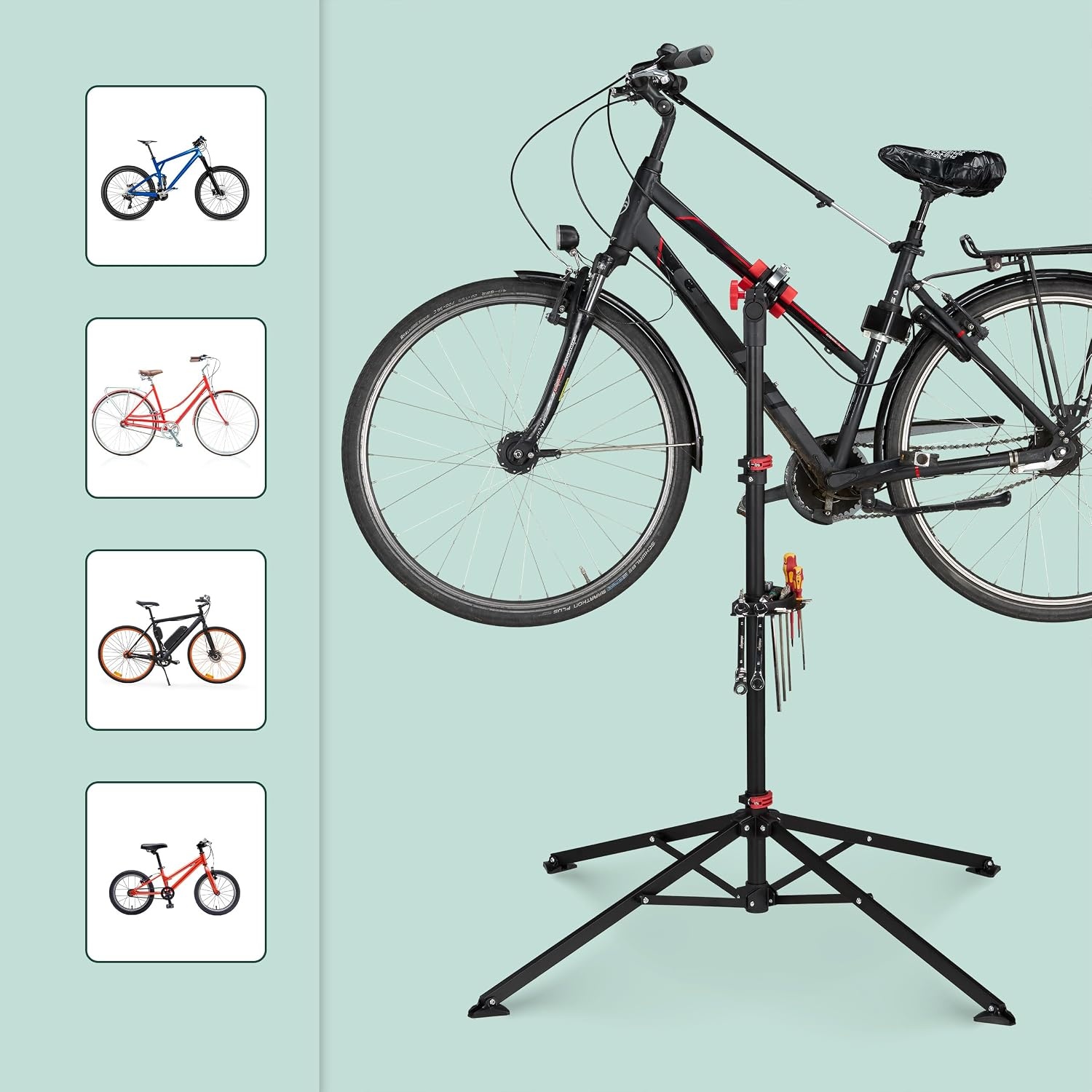 Fiets Montagestandaard 34% Korting - Inklapbaar & Hoogte Verstelbaar