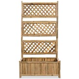 Verhoogde Bamboe Plantenbak met Rek 70 cm - 53% Korting