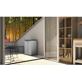 Grijze Afvalscheidingskast Ecocab 2 (2x110L) - Duurzaam & Ruimtebesparend