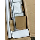 Kaptafel Set met Kruk & LED Spiegel - Massief Grenen/MDF - Wit - 59% Korting