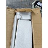 Kaptafel Set met Kruk & LED Spiegel - Massief Grenen/MDF - Wit - 59% Korting