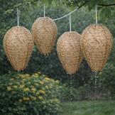 Nep Wespennest Afweer (4 stuks) Zandbruin | 75% Korting