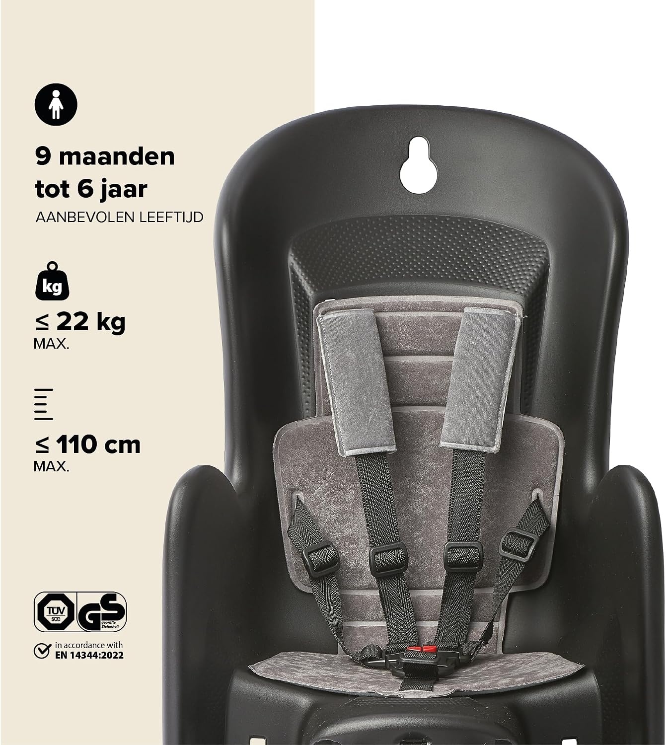Polisport Bilby Kinderfietsstoel Achter (34% Korting)