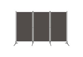 Kamerscherm 3 panelen 260x180 cm Antraciet - 33% Korting
