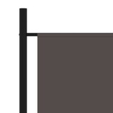 Kamerscherm 3 panelen 260x180 cm Antraciet - 33% Korting