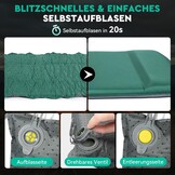 Zelfopblazende Slaapmat Donkergroen 195x70 cm - 34% Korting